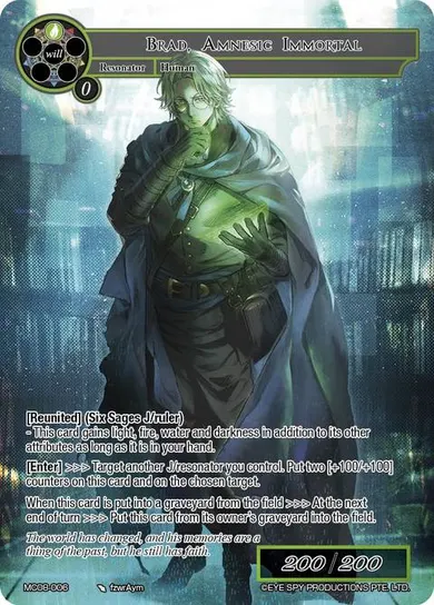 Brad, Amnesic Immortal