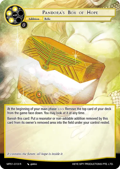 Pandora's Box of Hope