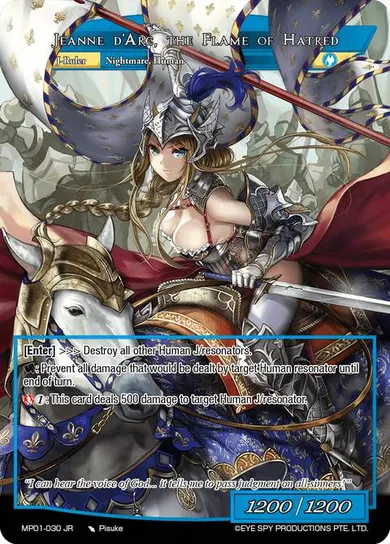 Jeanne d'Arc, the Flame of Hatred