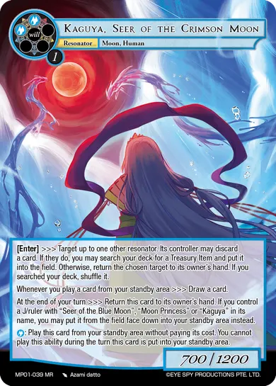 Kaguya, Seer of the Crimson Moon