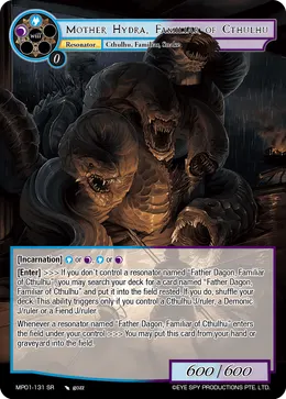 Mother Hydra, Familiar of Cthulhu