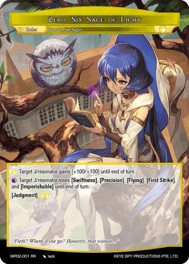 Zero, Six Sage of Light