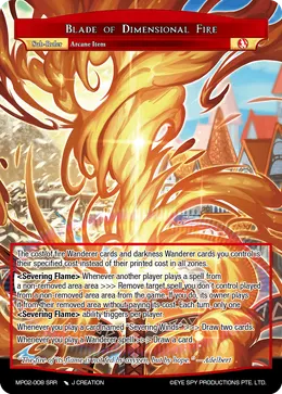 Blade of Dimensional Fire