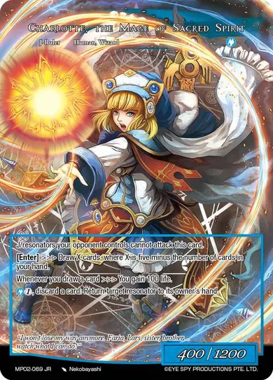 Charlotte, the Mage of Sacred Spirit