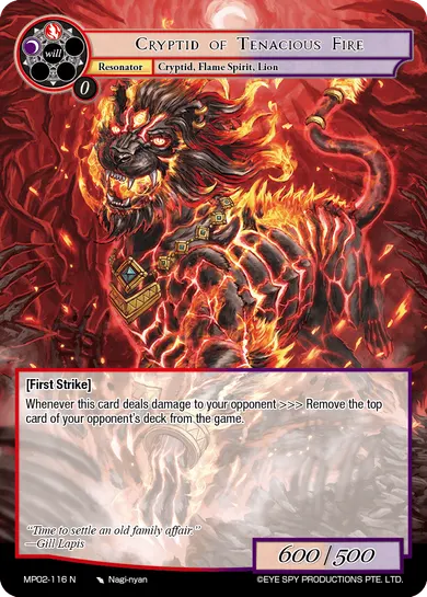 Cryptid of Tenacious Fire
