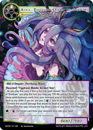Alice, Possessed Queen of Shadows