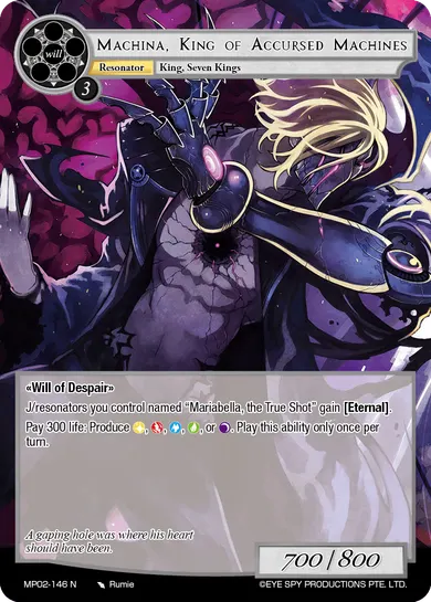 Machina, King of Accursed Machines