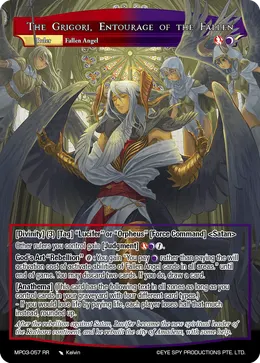 The Grigori, Entourage of the Fallen