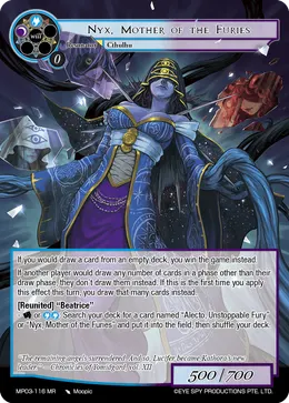 Nyx, Mother of the Furies