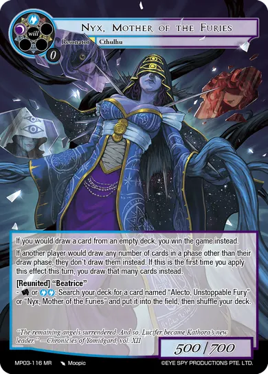 Nyx, Mother of the Furies