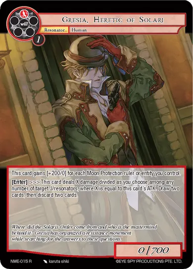 Gresia, Heretic of Solari