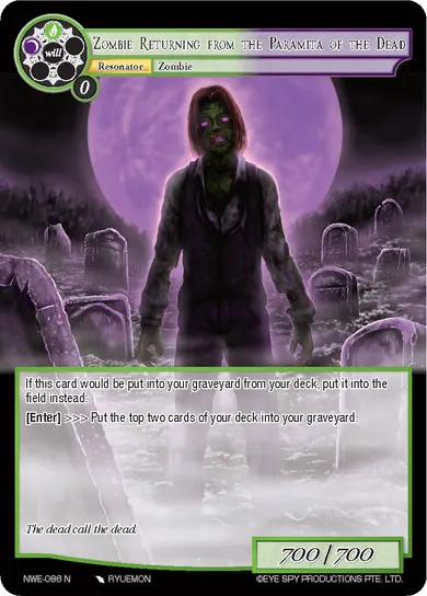 Zombie Returning from the Paramita of the Dead