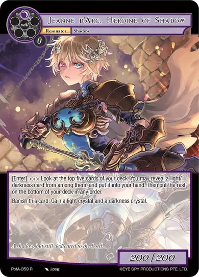 Jeanne d'Arc, Heroine of Shadow