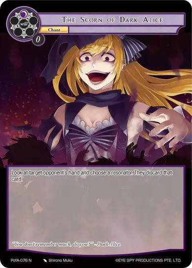 The Scorn of Dark Alice