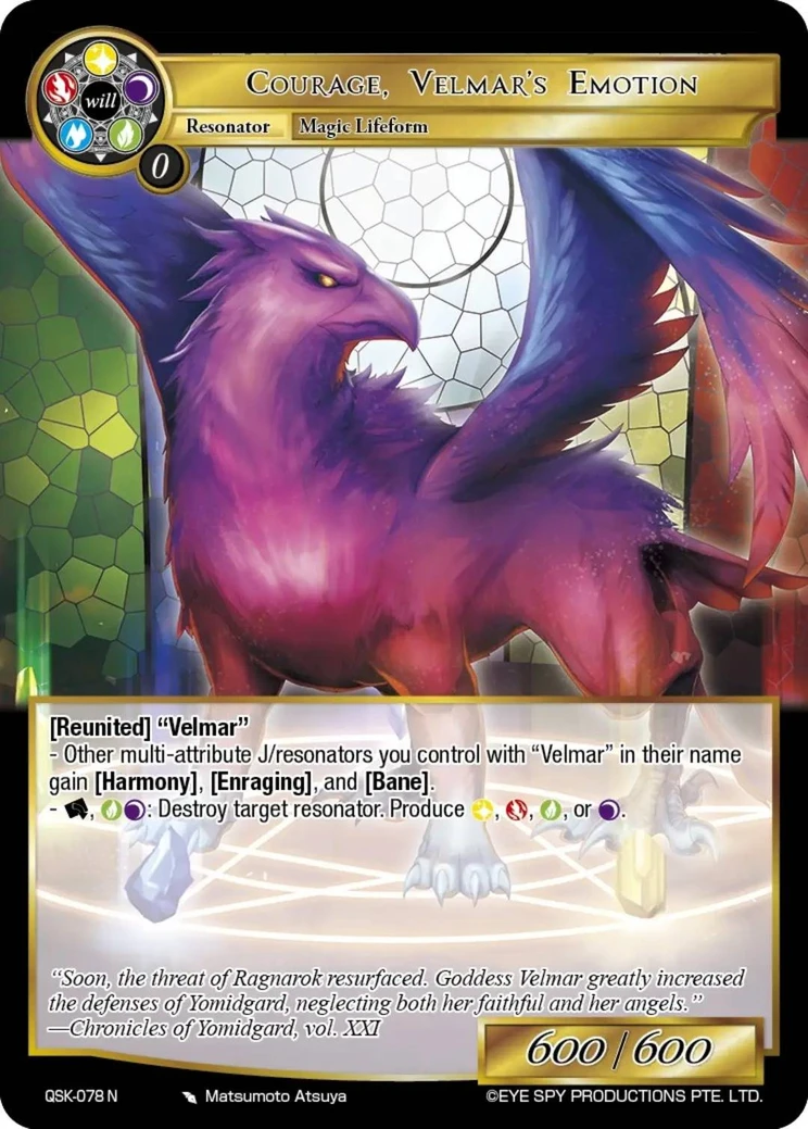Courage, Velmar's Emotion