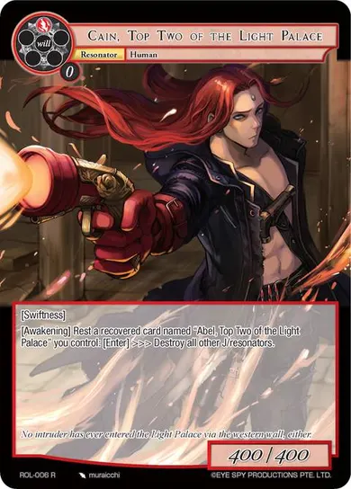 Cain, Top Two of the Light Palace