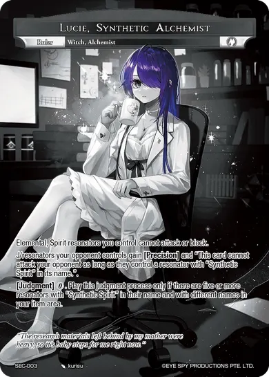 Lucie, Synthetic Alchemist