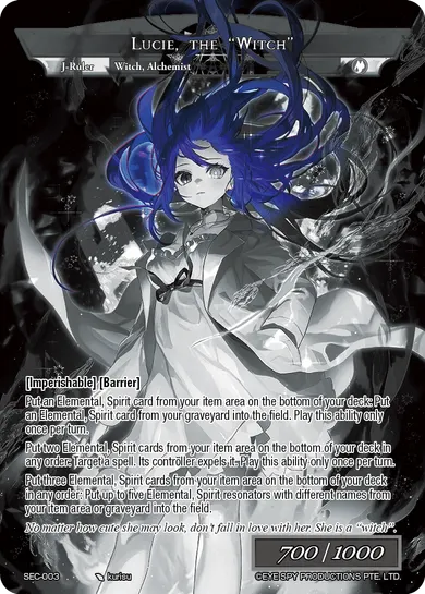Lucie, the "Witch"