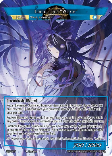 Lucie, the "Witch"
