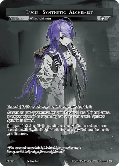 Lucie, Synthetic Alchemist