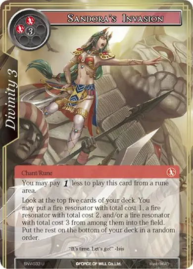 Sandora's Invasion