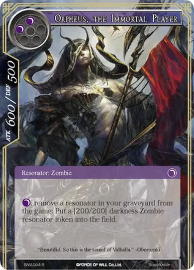 Orpheus, the Immortal Player