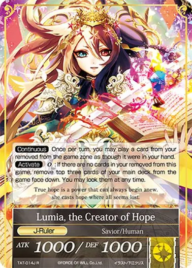 Lumia, the Creator of Hope