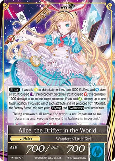 Alice, the Drifter in the World