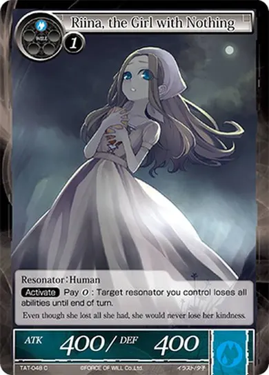 Riina, the Girl with Nothing