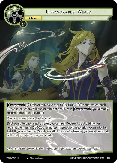 Unfavorable Winds