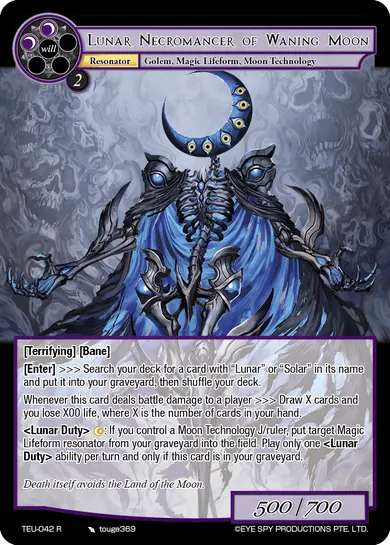 Lunar Necromancer of Waning Moon