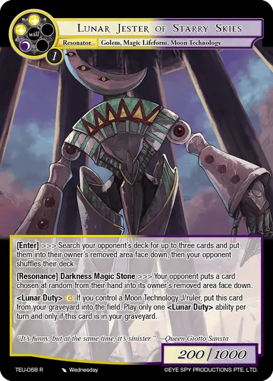 Lunar Jester of Starry Skies