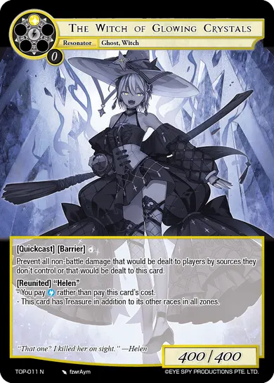 The Witch of Glowing Crystals
