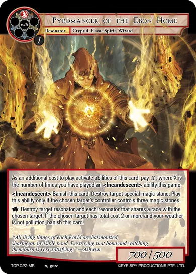 Pyromancer of the Ebon Home