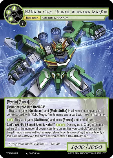 HANADA Corps' Ultimate Automaton MARK-∞