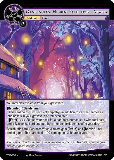 Gandennia's Hidden Path from Aradia