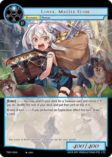 Lunya, Master Guide