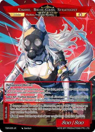 Kimihe, Biker Gang Strategist
