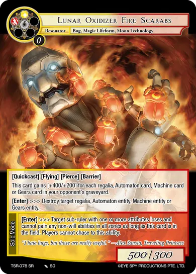 Lunar Oxidizer Fire Scarabs