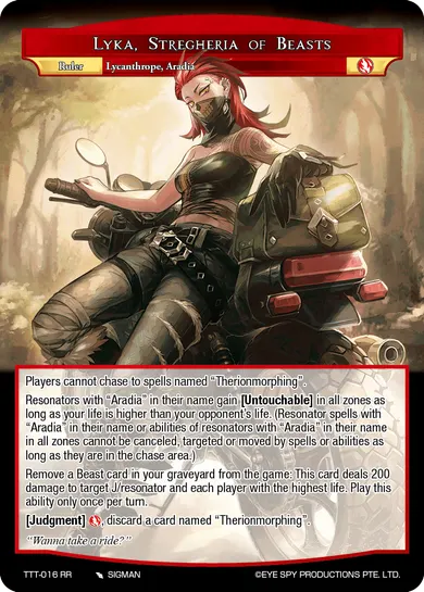 Lyka, Stregheria of Beasts