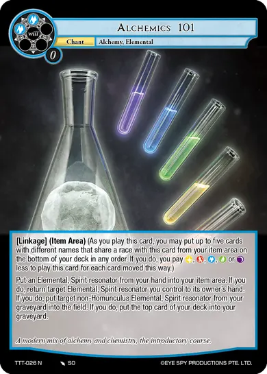 Alchemics 101