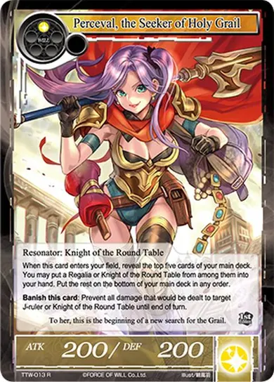 Perceval, the Seeker of Holy Grail