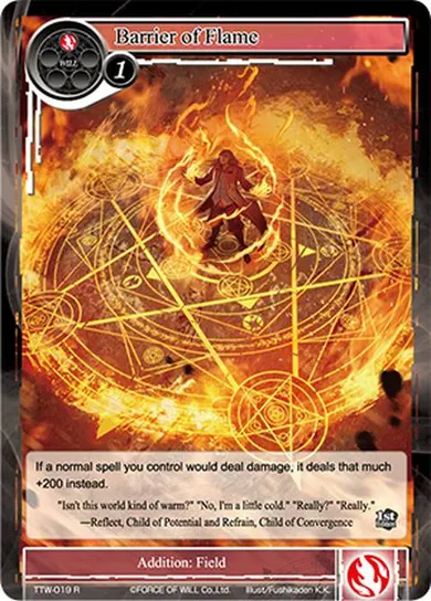 Barrier of Flame