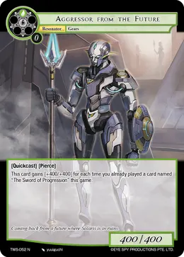 Aggressor from the Future