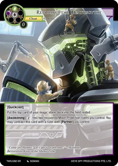 Repairing the Deathscythe