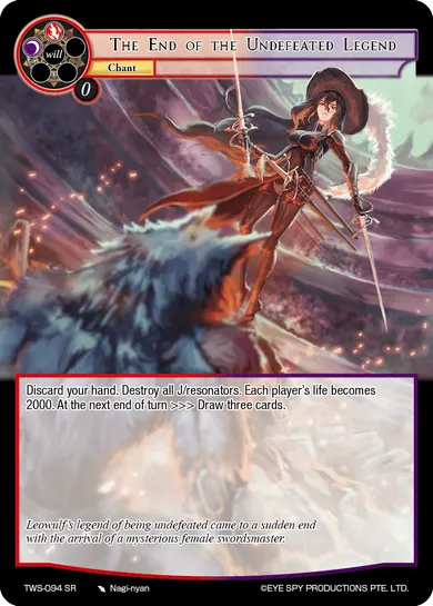 The End of the Undefeated Legend