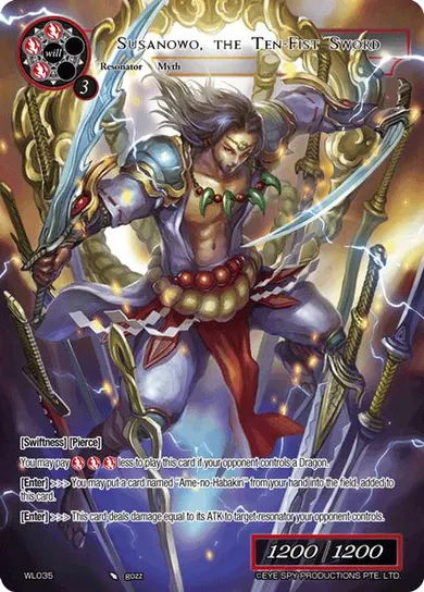 Susanowo, the Ten-Fist Sword